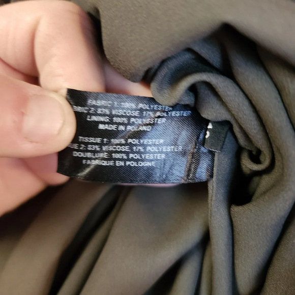 Proenza Schouler STRIPE CONTRAST PLEATED SKIRT FATIGUE Sz 10 - Picture 5 of 9